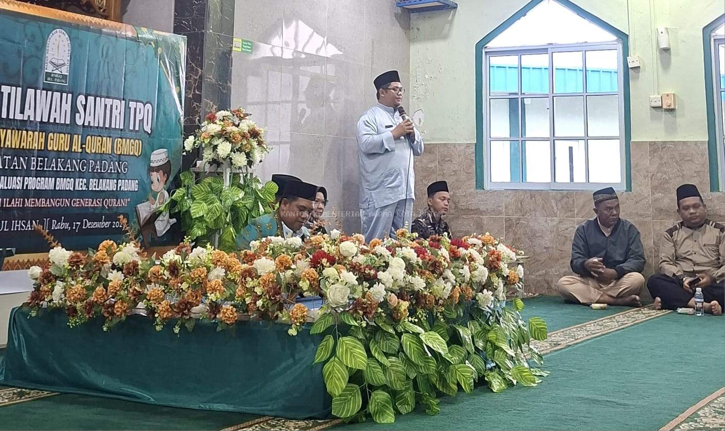 KUA Belakang Padang Bersama BMGQ Gelar Lomba Tilawah Tingkat Anak
