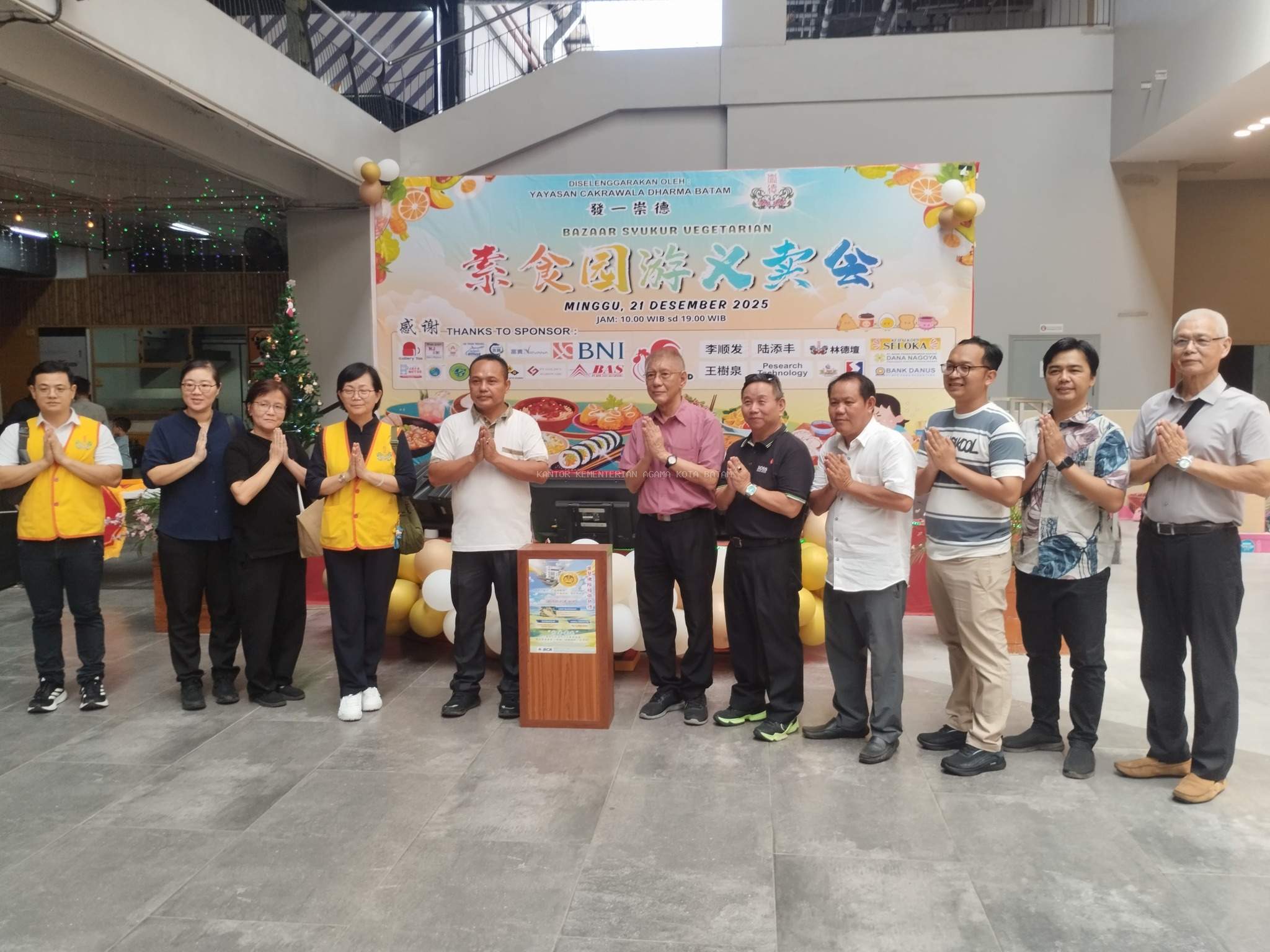 Bazaar Syukur Vegetarian Yayasan Cakrawala Dharma