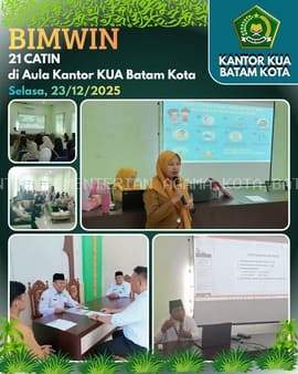 2 Tenaga Medis dari UPT Puskesmas Botania Berikan Wawasan Kesehatan pada 21 Catin di Batam Kota.