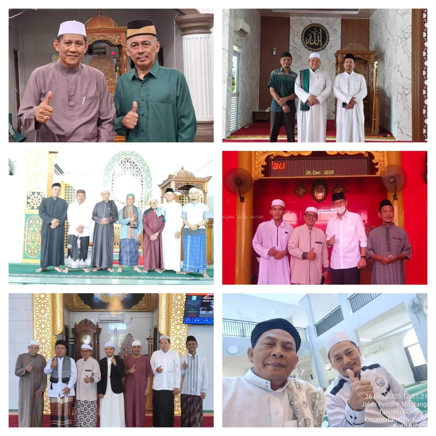 KUA Bengkong Sambangi Masjid Strategis, Sosialisasikan Program Masjid Ramah Pemudik Nataru 2026