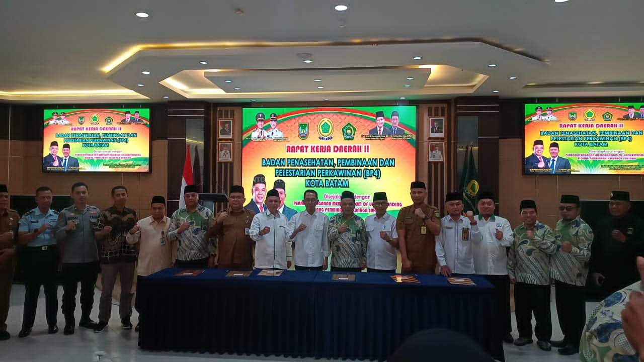 BP4 Kota Batam Gelar Rakerda II, Fokus Tekan Angka Perceraian dan Perkuat Ketahanan Keluarga