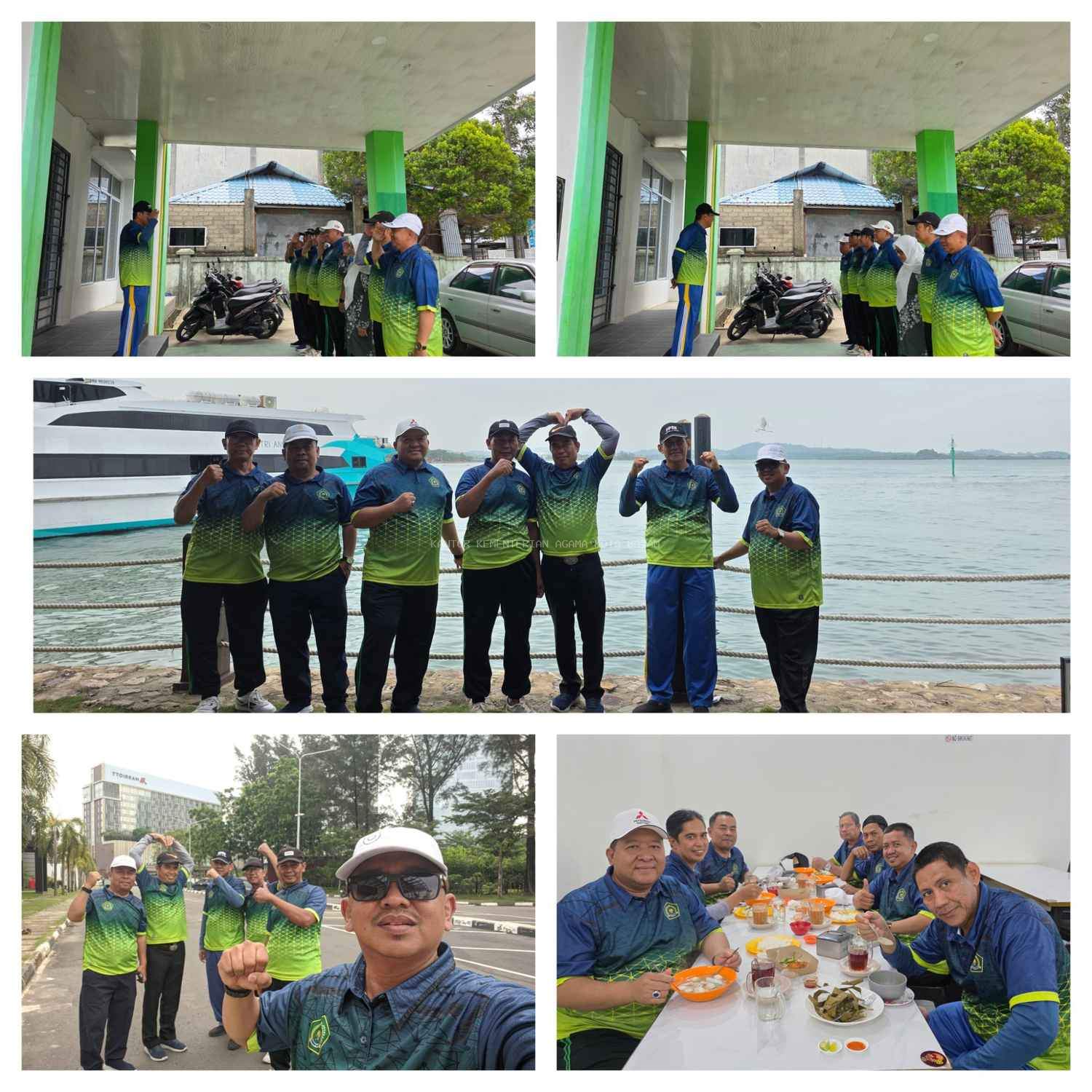 Pererat Silaturahmi, KUA Bengkong Gelar Apel Pagi dan Jalan Sehat di Harbour Bay