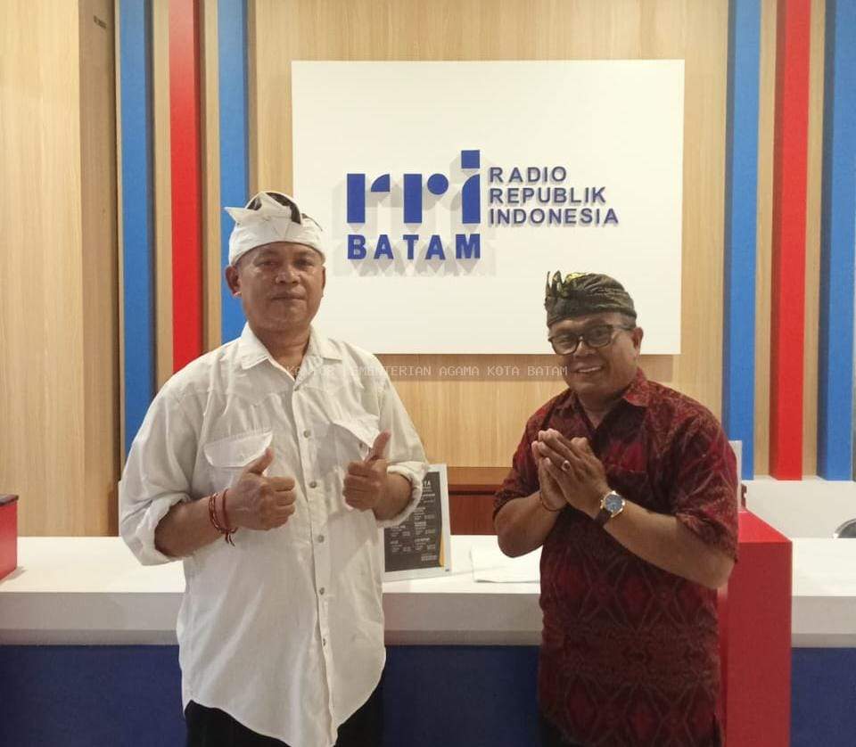 Kemenag Batam Gaungkan Pesan Perdamaian Melalui Mimbar Agama Hindu RRI Pro 1