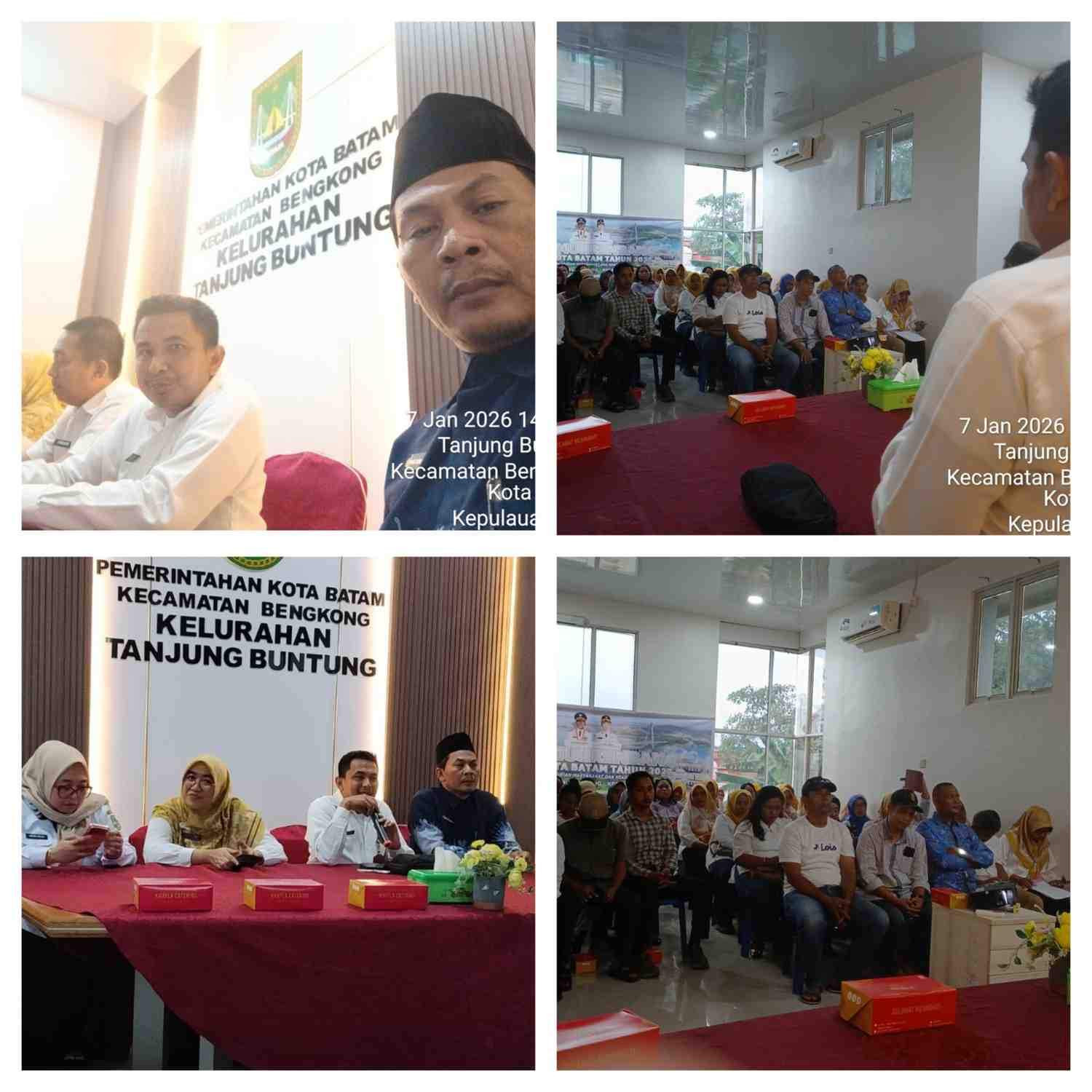 Sinergi Lintas Sektoral, KUA Bengkong Hadiri Rembug Stunting di Kelurahan Tanjung Buntung