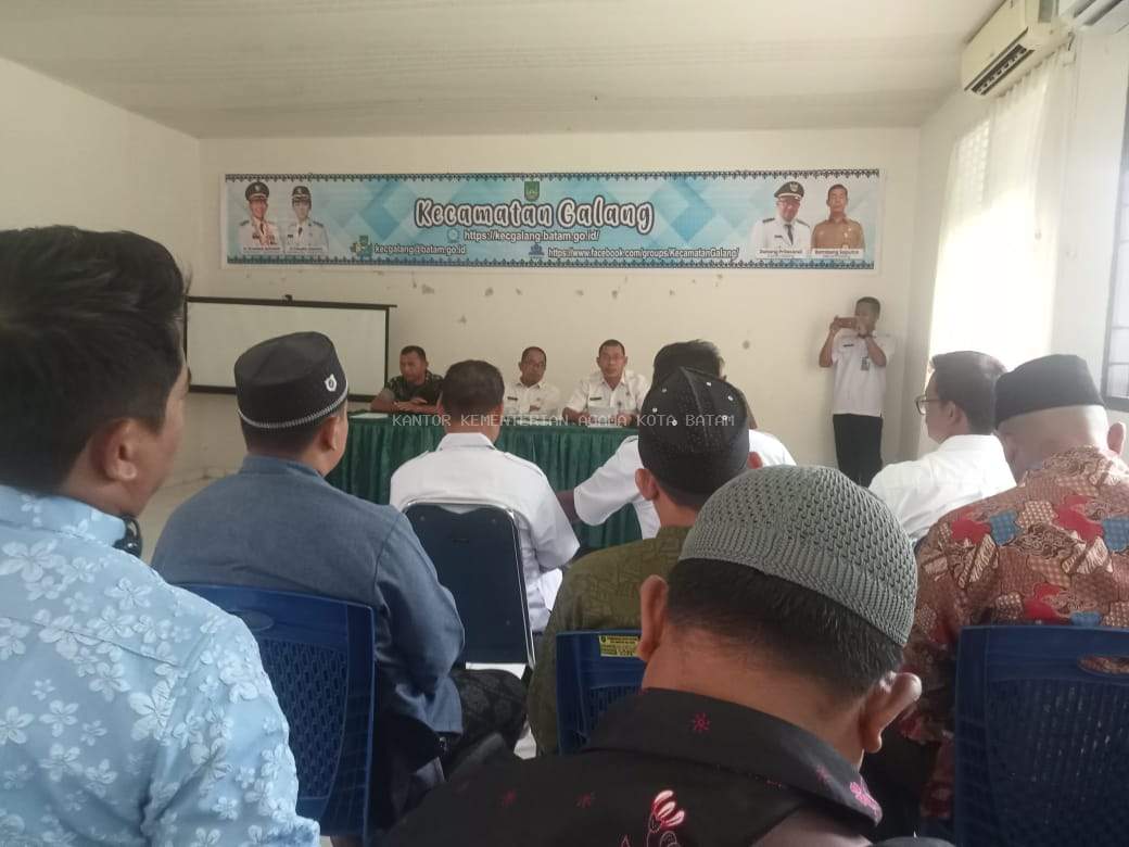 Perkuat Sinergi, KUA Galang Hadiri Rapat Persiapan MTQH Kecamatan Galang 2026