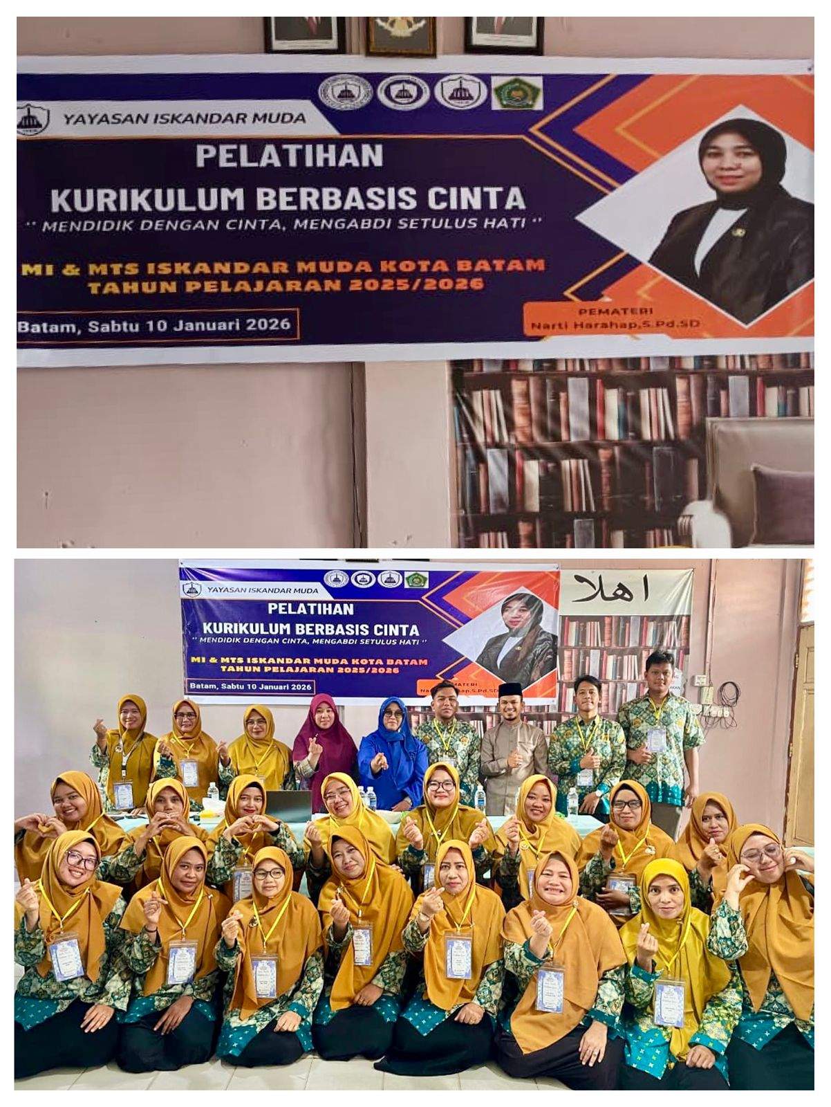 Pembelajaran Berbasis Kurikulum Cinta Jadi Fokus Peningkatan Mutu Guru MI dan MTs Iskandar Muda