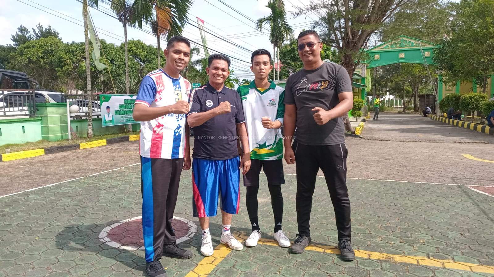Sengit! Kemenag Batam Tundukkan Kemenag Bintan 2-1 di Turnamen Sepak Takraw HAB ke-80 Kemenag RI