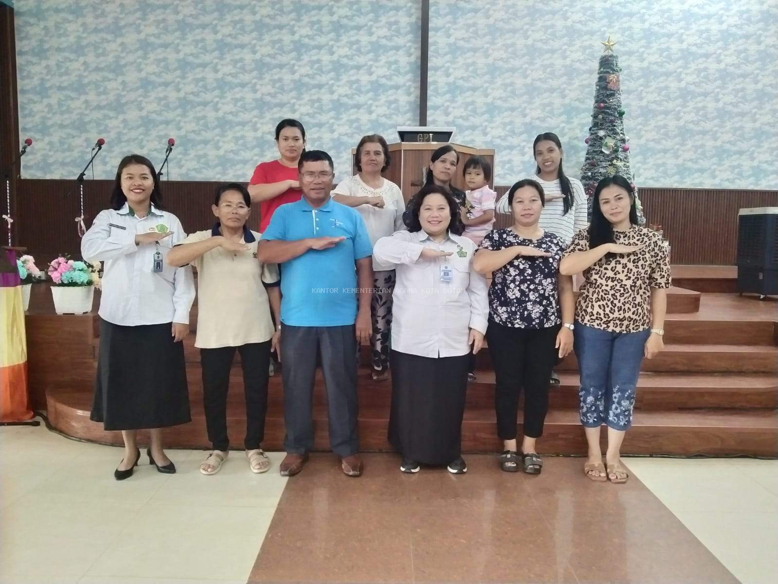 Merajut Kerukunan dalam Perbedaan Kunjungan Lapangan & Pembinaan di Gereja
