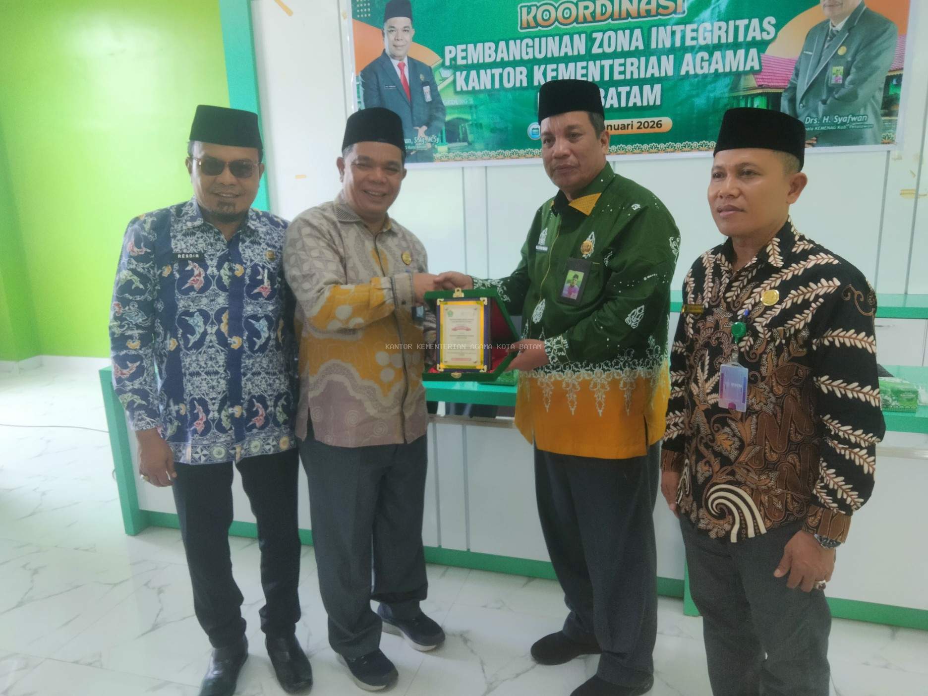 Kunjungi Kemenag Batam, Kemenag Kabupaten Pelalawan Lakukan Studi Tiru