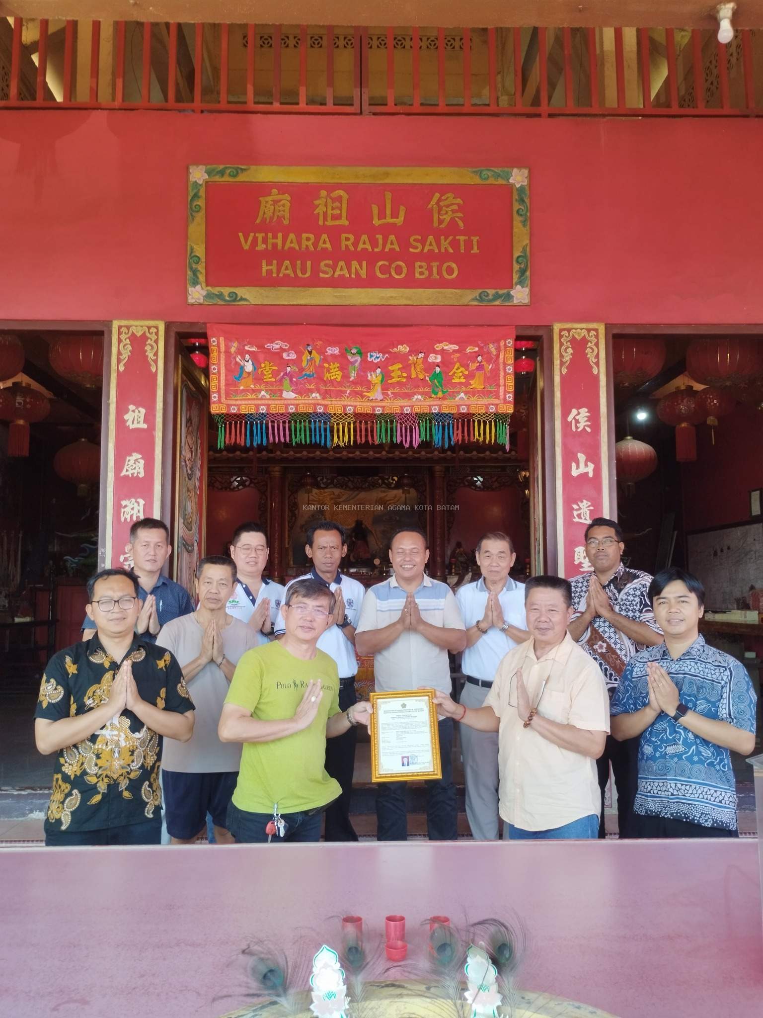  Pembinaan dan Penguatan Tata Kelola Rumah Ibadah Buddha di Kota Batam