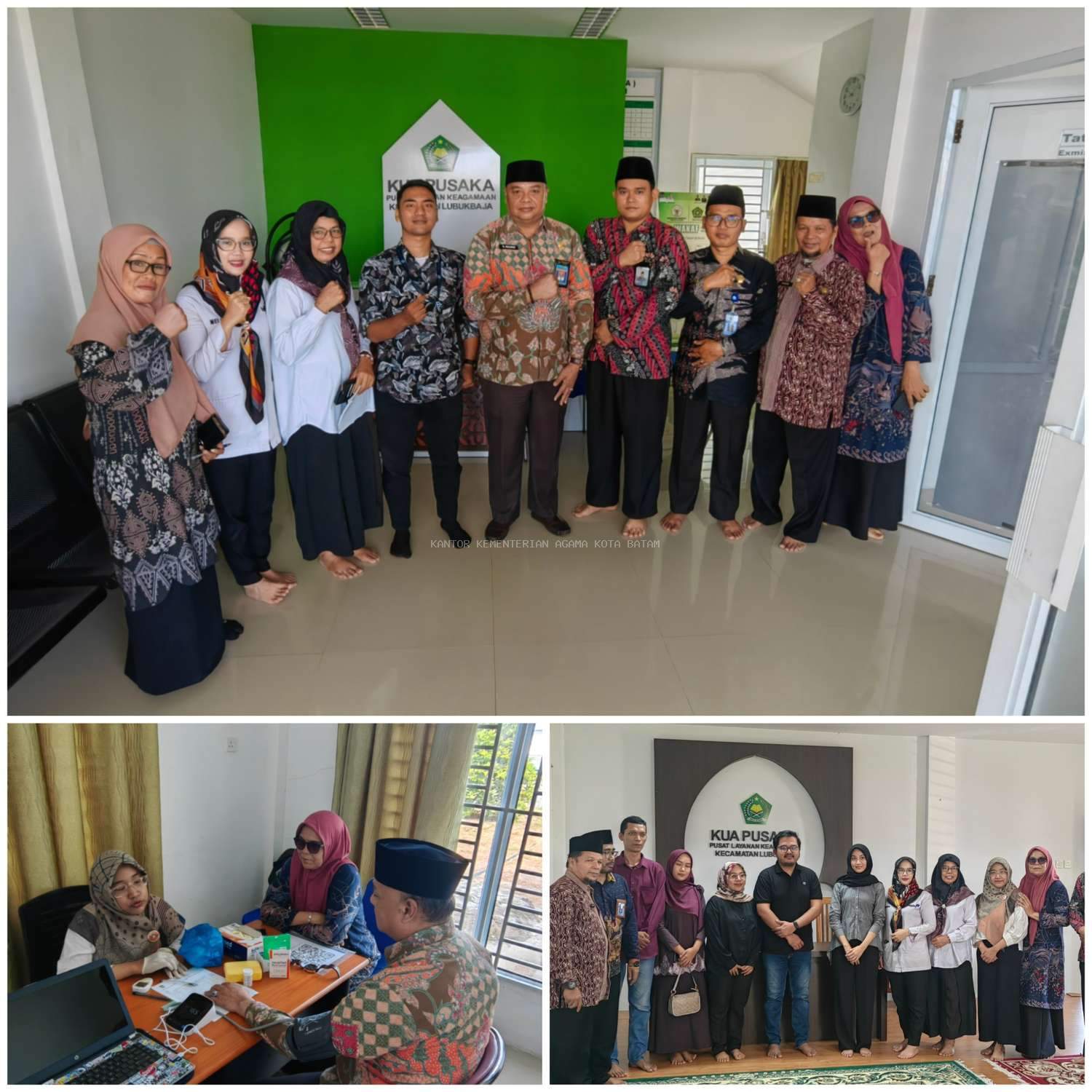KUA Lubuk Baja Gelar Bimbingan Catin Sekaligus Pemeriksaan Kesehatan