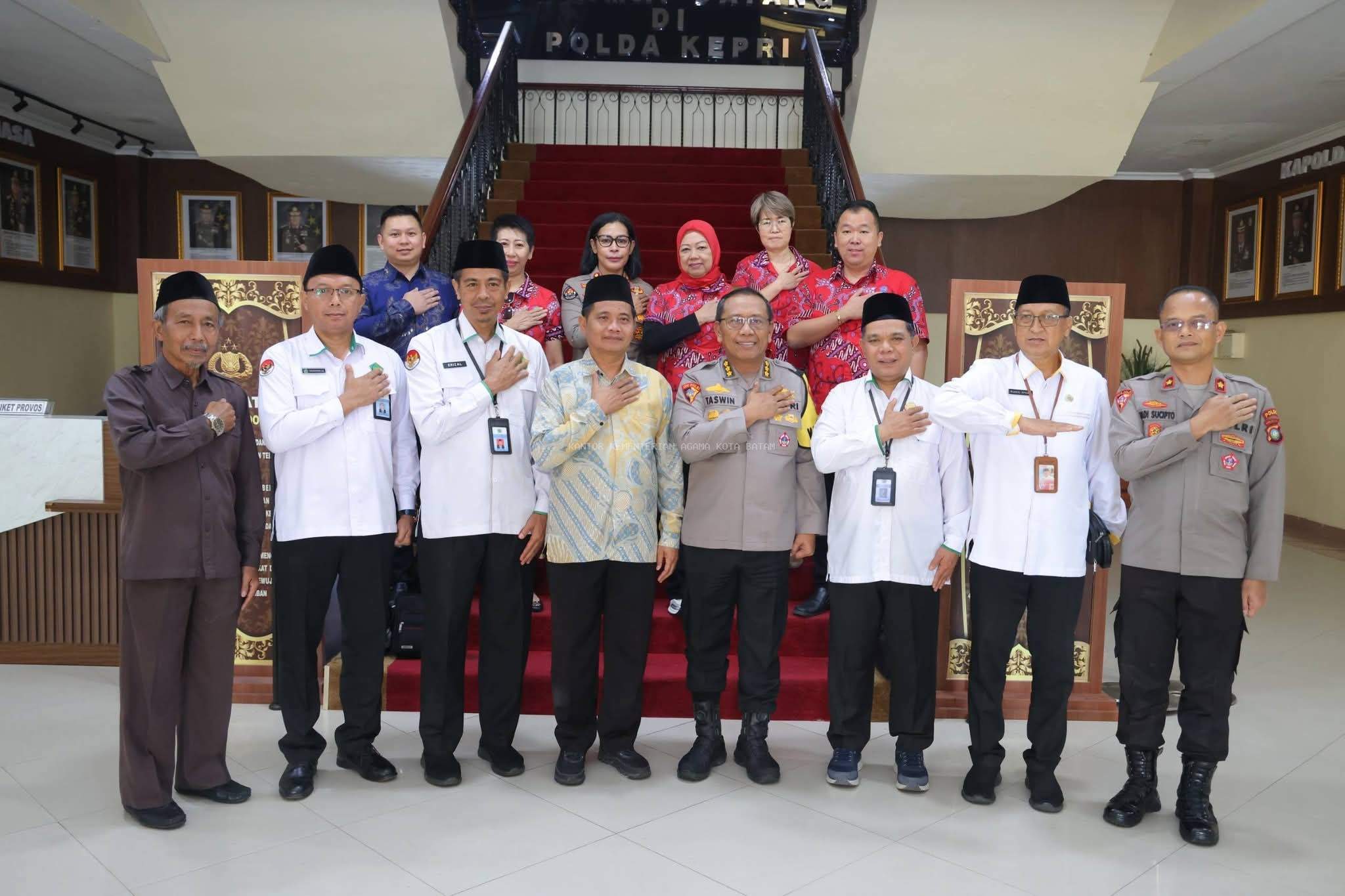 Kemenag Batam Hadiri Rapat Koordinasi Persiapan Pengamanan Imlek 2026 di Polda Kepri