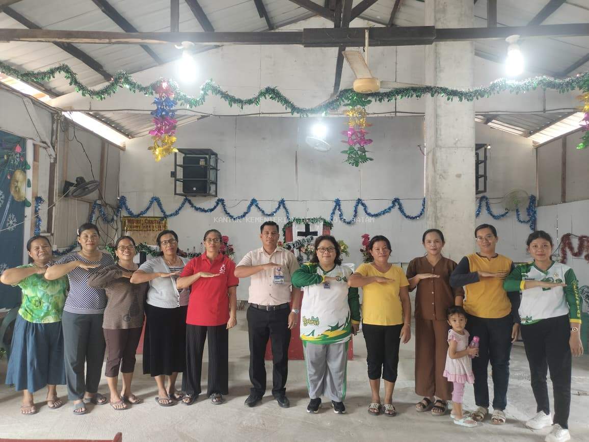 Menguat di Tengah Pembangunan: Kemenag Batam Dampingi HKBP Jubilate Dapur 12