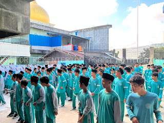 Senam Pagi MTsS Al Muttaqin, Semangatkan Awal Pekan