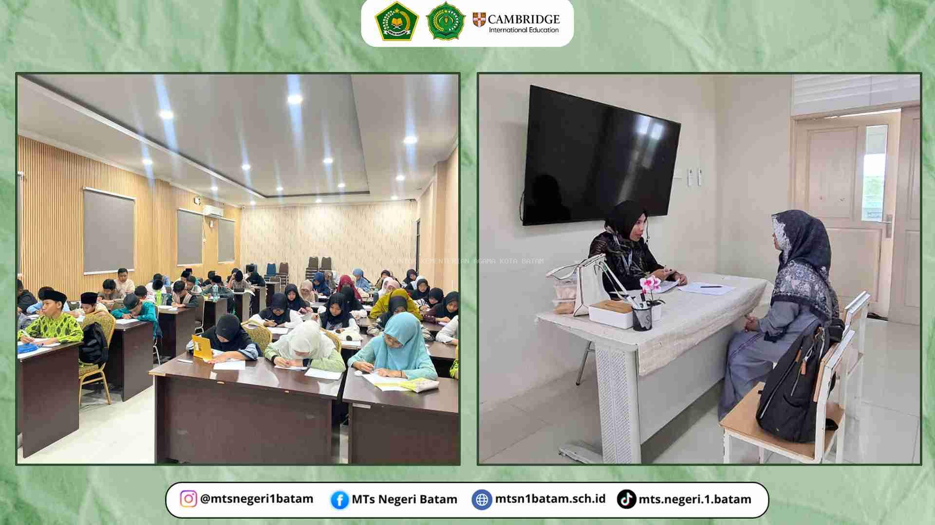 MTsN 1 Batam Gelar Seleksi Program Cambridge: Jaring Siswa Terbaik untuk Tahun Ajaran Baru 2026-2027