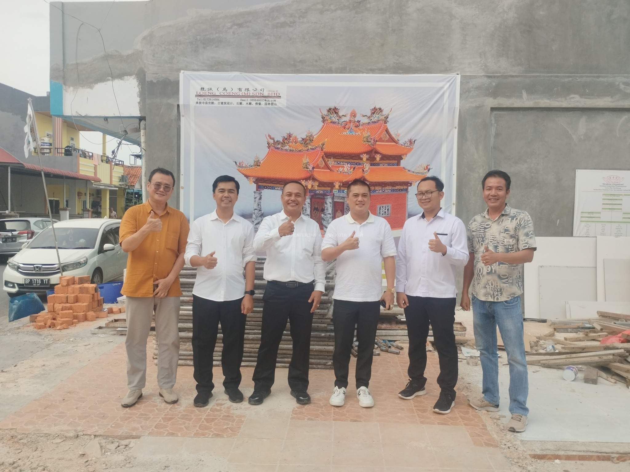 Penyelenggara Bimas Buddha Batam Survei Lokasi Pembangunan Hui Tek Kiong, Tekankan Sinergi dan Kerukunan Umat