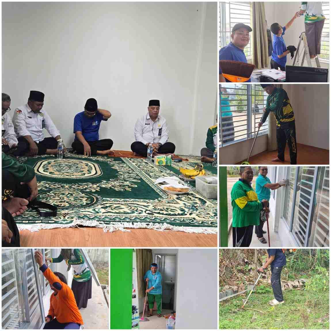 KUA Lubuk Baja Gelar Gotong Royong dan Doa Bersama Sambut Bulan Suci Ramadan
