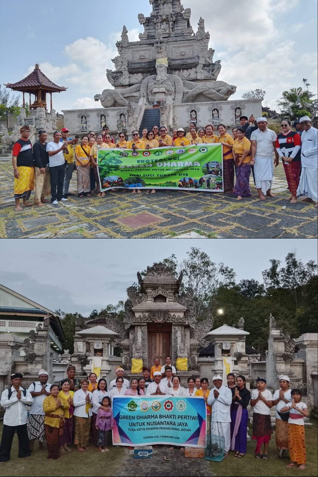 Wujudkan Ekoteologi Green Dharma, Umat Hindu Batam Lepas Burung dan Tanam Pohon di Hari Tumpek Uye