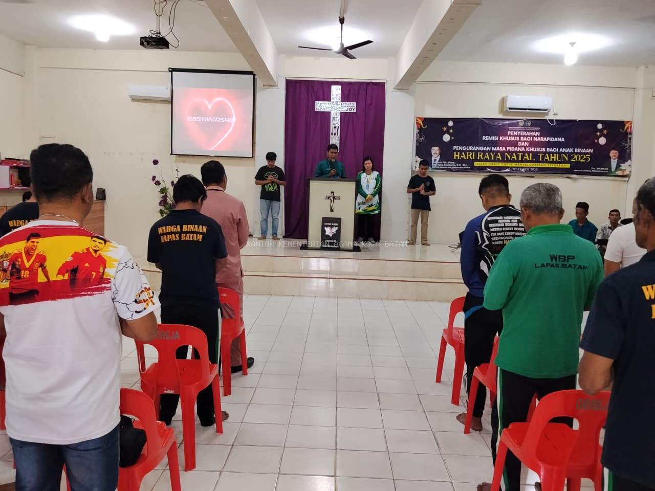 Pokjaluh hadir di Lapas Kelas IIA Batam: Sukacita di Balik Jeruji Menyalakan Pengharapan Akan Masa Depan 
