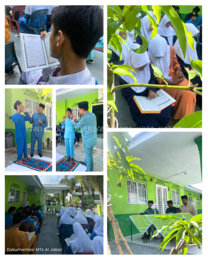 Penguatan Pemahaman dan Praktik Sholat Fardu Subuh Warnai Pesantren Kilat Hari Kedua MTs Aljabar