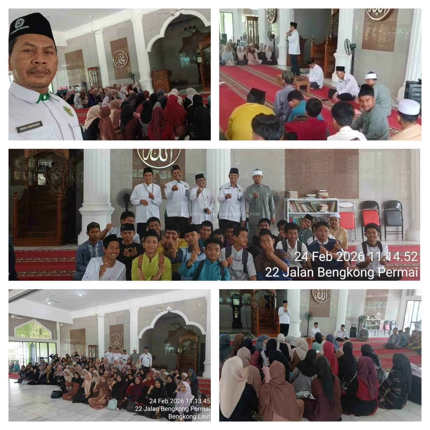 KUA Bengkong Bekali Siswa SMK Nurul Jadid Melalui Program BRUS: Dari Adab Menuntut Ilmu hingga Bahaya Pergaulan Bebas