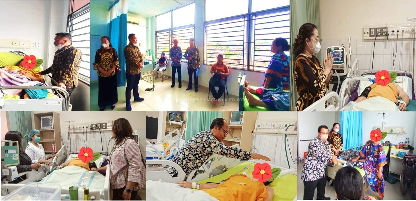 Pokjaluh Kemenag Batam Sambangi RSUD Embung Fatimah, Beri Semangat Pasien dan Keluarga