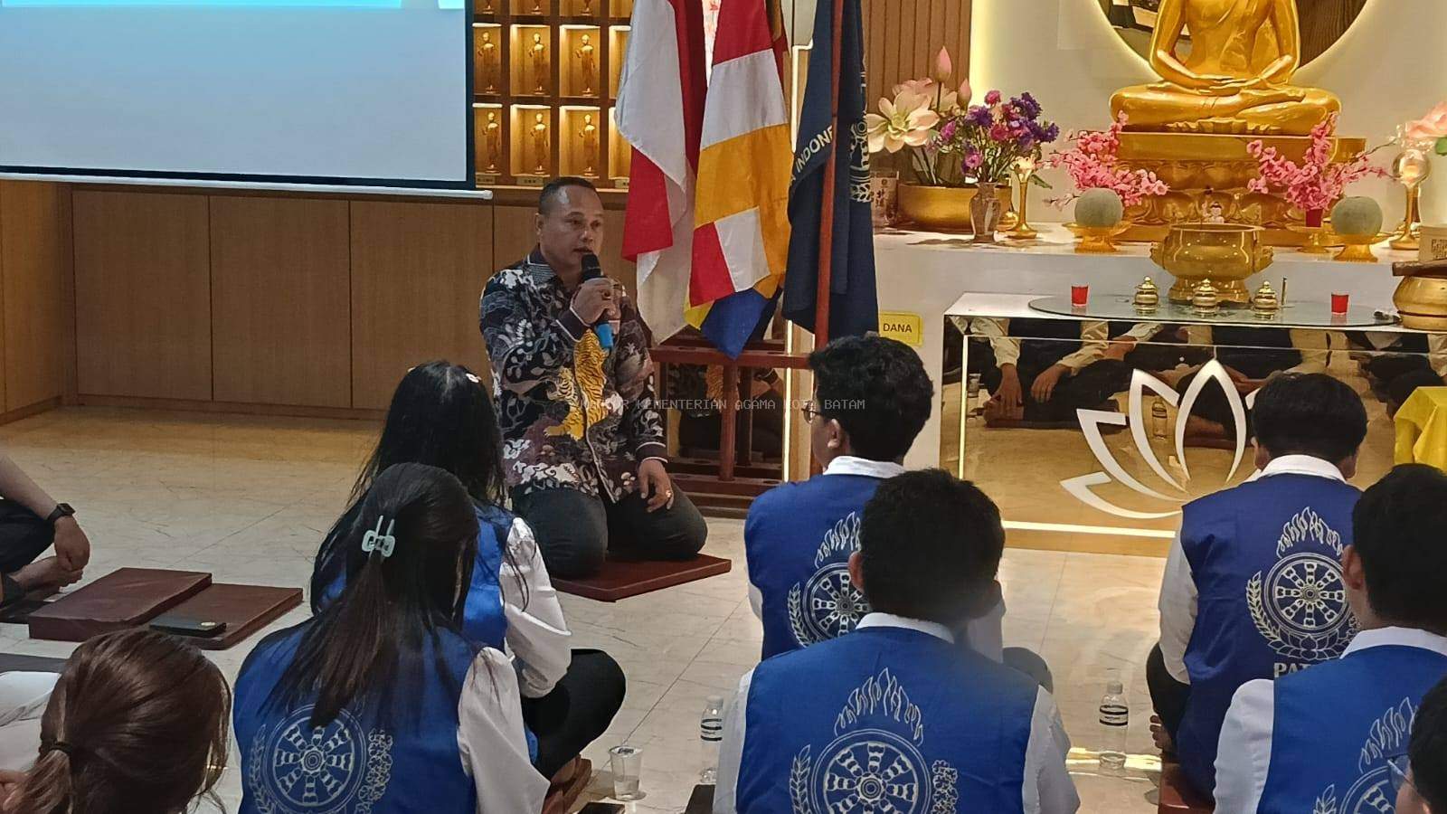 Hadiri Pelantikan DPAC Patria Batu Aji, Penyelenggara Bimas Buddha Batam Perkuat Sinergi Umat