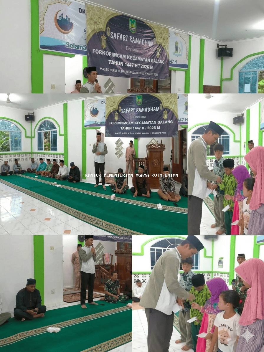 Pererat Silaturahmi, Forkopimcam Galang Gelar Safari Ramadhan di Sembulang Hulu