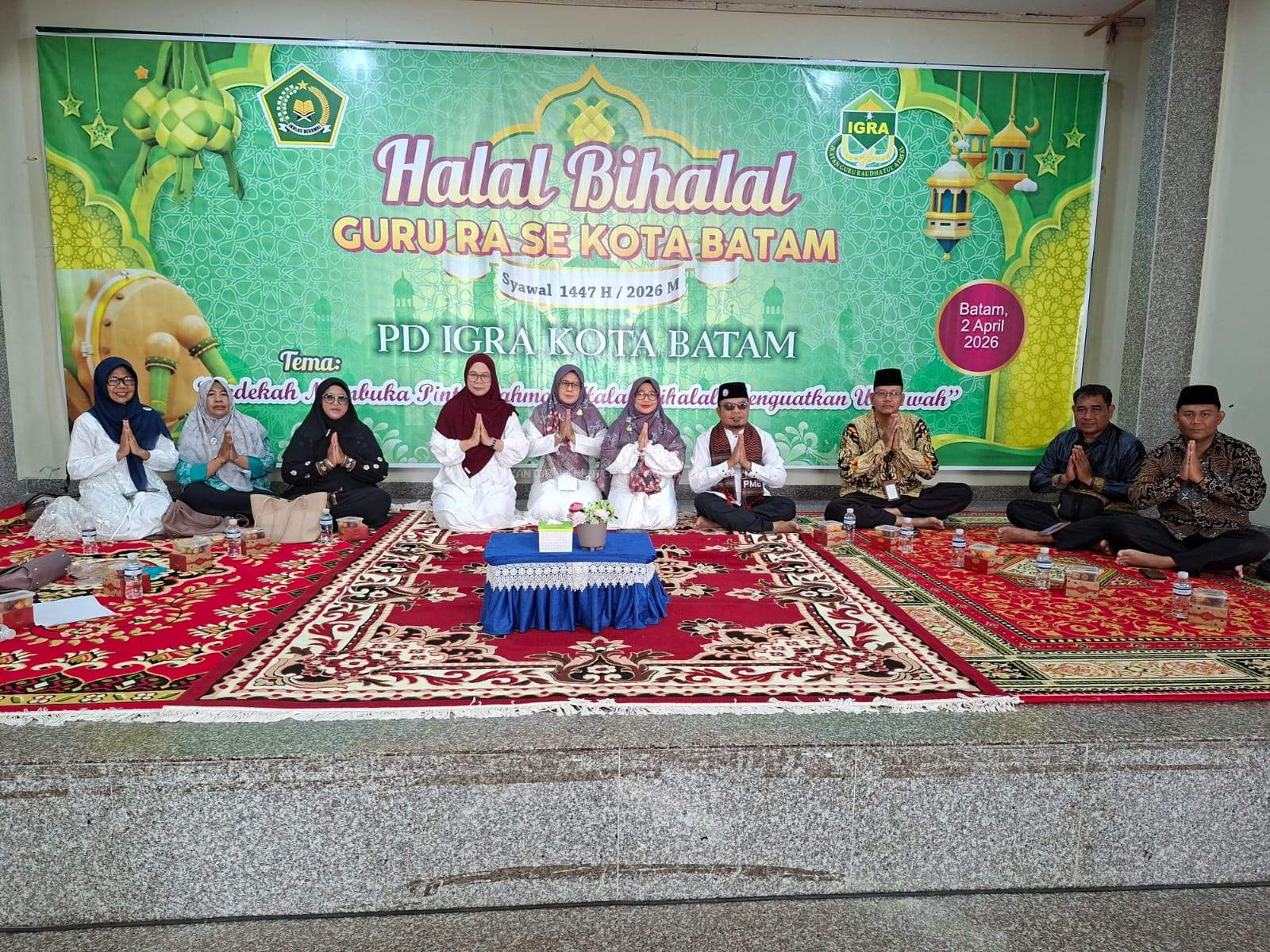 "Resdin Efendi di Halal Bihalal IGRA: Guru RA adalah Pelukis Pertama Karakter Generasi Bangsa"