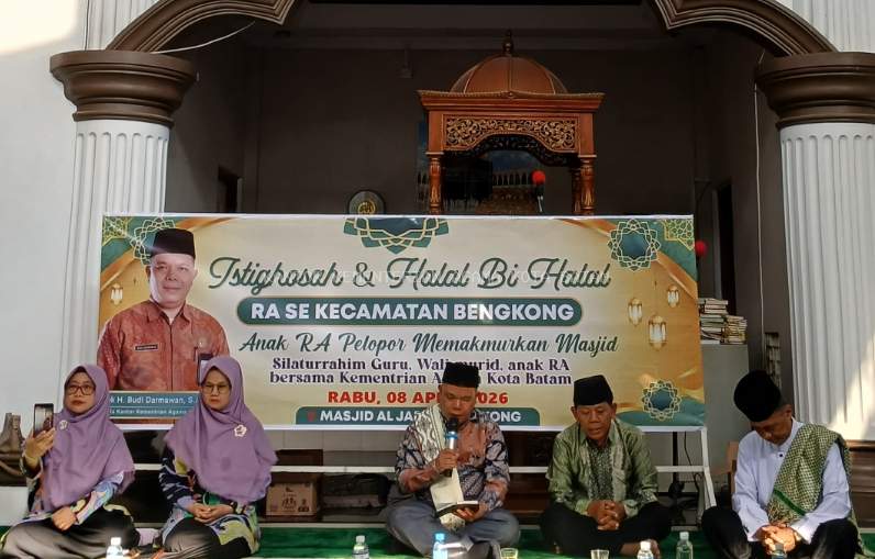 Pererat Silaturahmi, PC IGRA Kecamatan Bengkong Gelar Istighosah dan Halal Bihalal di Masjid Al Jabar