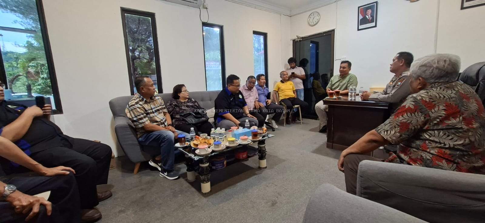Audiensi dan Silaturahmi Kemenag Kota Batam dengan Polsek Sekupang