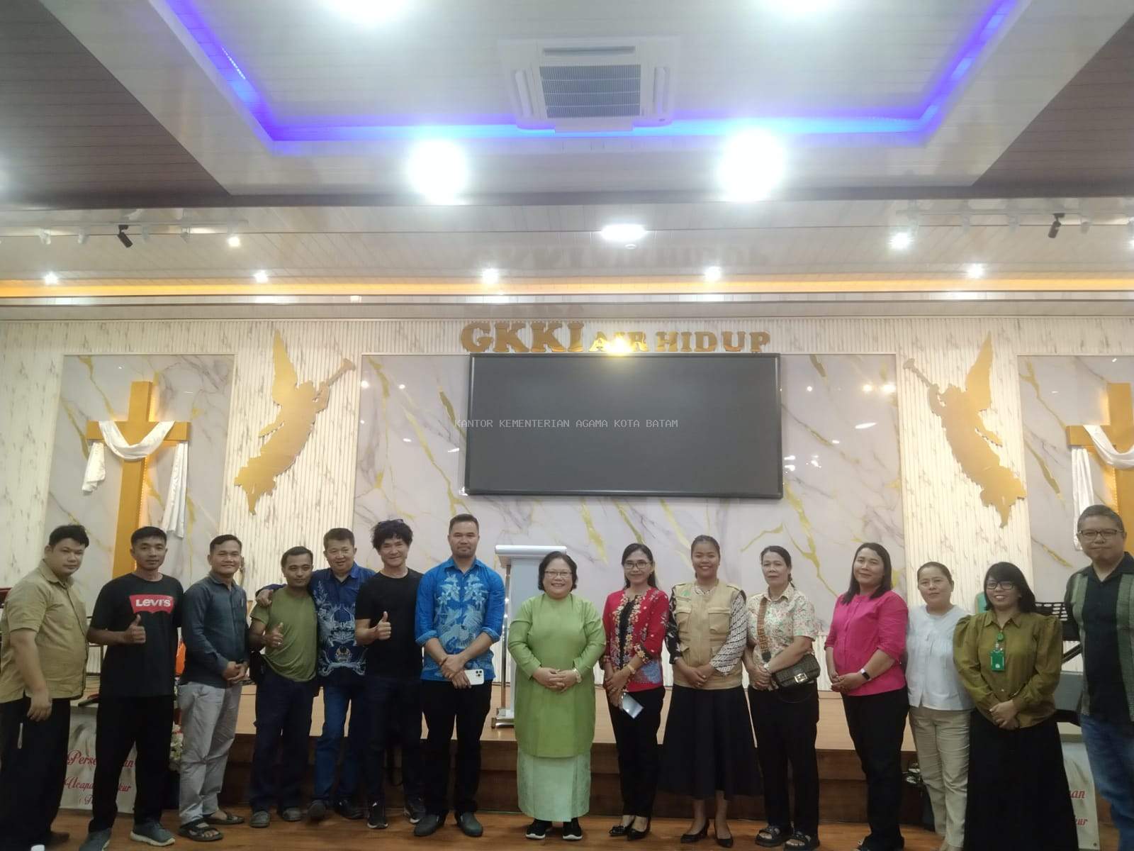 Kunjungan Lapangan dan Pembinaan di GKKI Air Hidup Batam