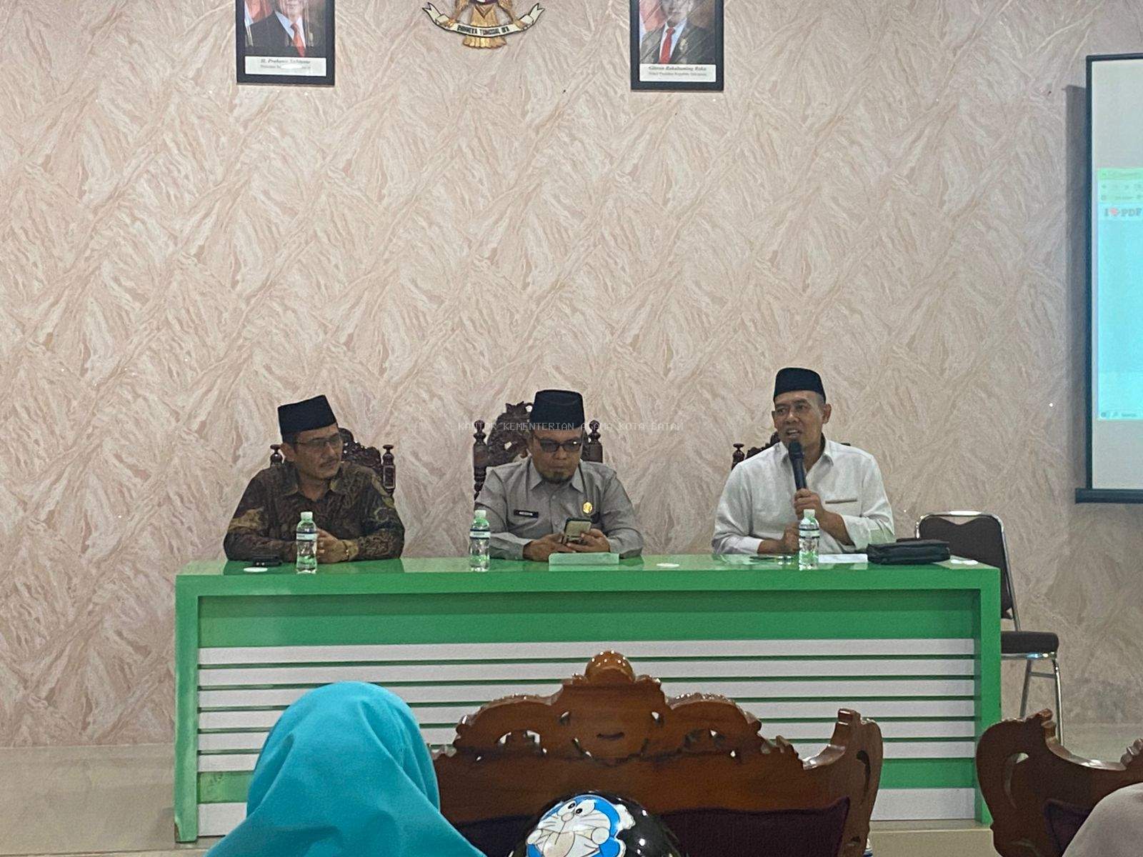 Tingkatkan Akurasi Data Pendidikan, Plt. Kakankemenag Batam Hadiri Penandatanganan Pernyataan EMIS MDT