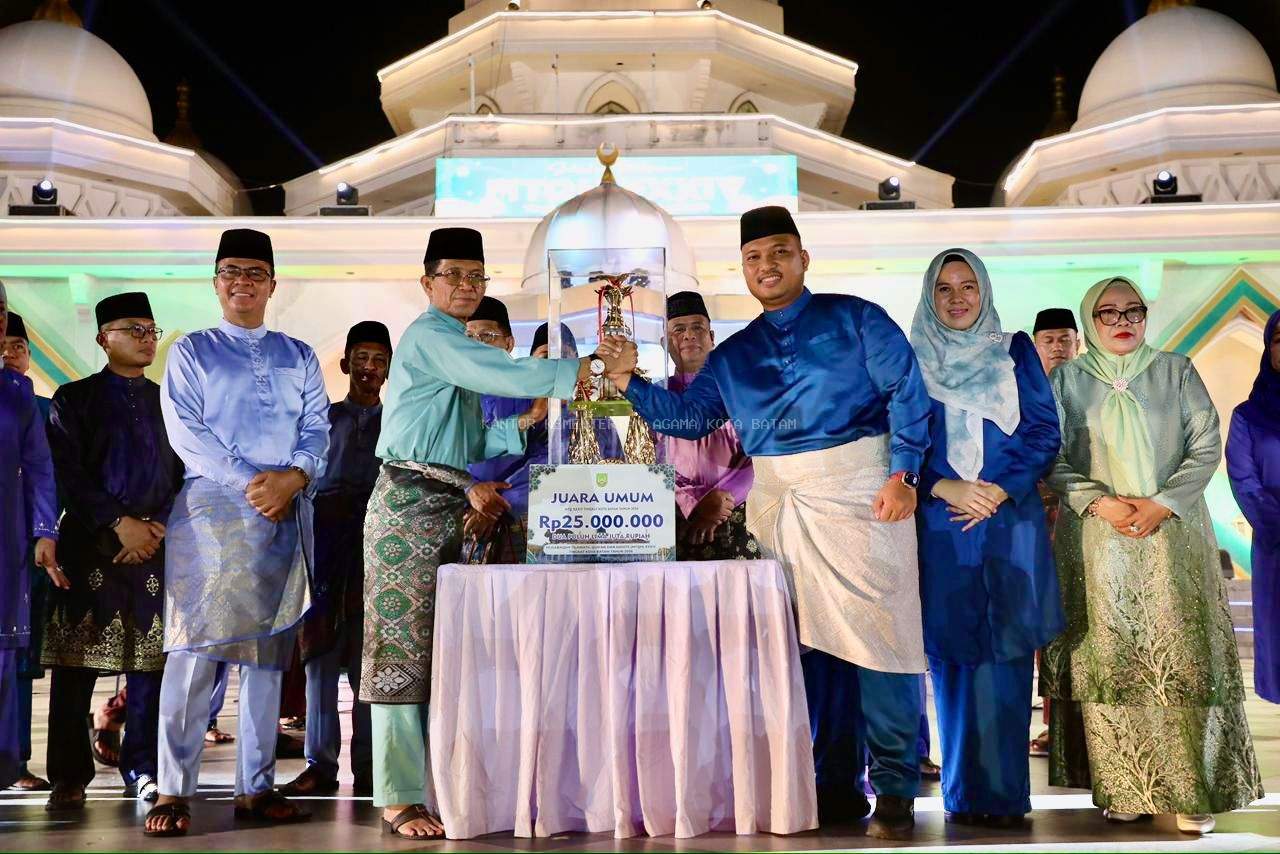 Sagulung Juara Umum, Wali Kota Apresiasi MTQH XXXIV Berlangsung Sukses