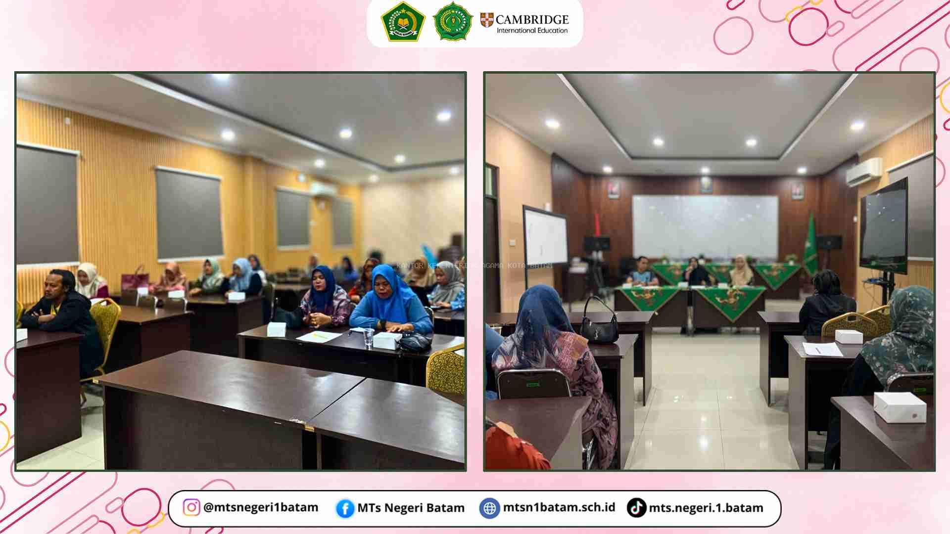 MTsN 1 Batam Matangkan Persiapan Perpisahan, Rapat Bersama Wali Murid Berlangsung Dengan Tertib