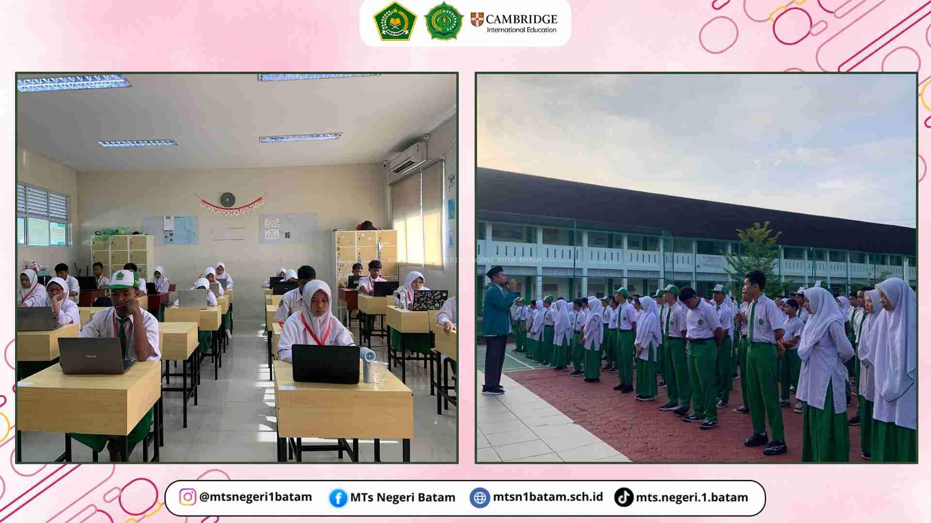 Ujian Madrasah Tahun Ajaran 2025/2026 Kelas IX di MTsN 1 Batam Dimulai, Penilaian Ijazah Jadi Perhatian Utama