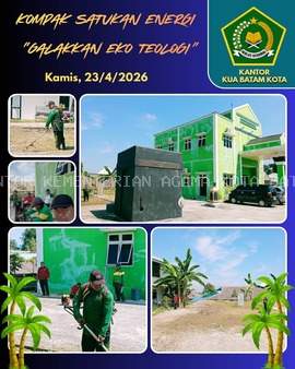 Satukan Energi, Bangun Kebersamaan Pegawai KUA Batam Kota Galakkan Eko-Teologi