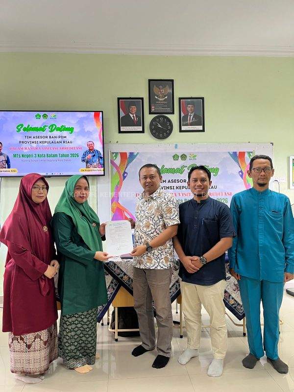 MTs Negeri 3 Kota Batam Jalani Visitasi Akreditasi BAN PDM Kepulauan Riau Tahun 2026
