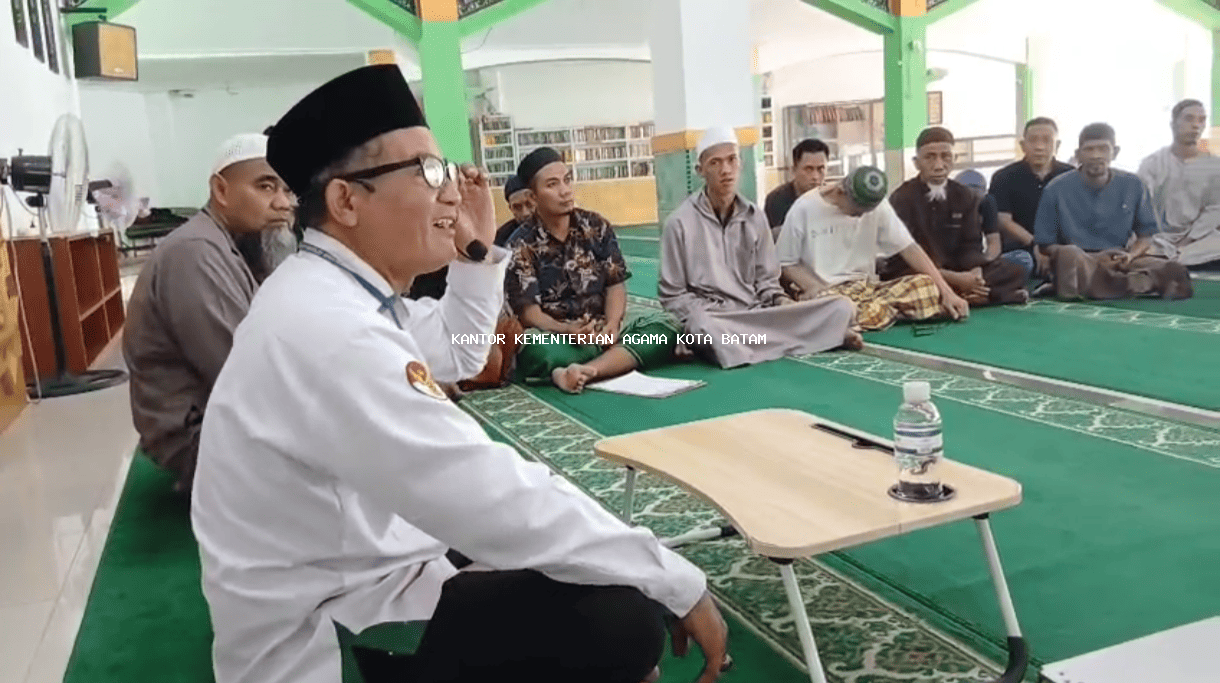 Penyuluh Agama KUA Sekupang dan Batu Aji Gelar Pembinaan Rohani bagi Warga Binaan Lapas Tembesi