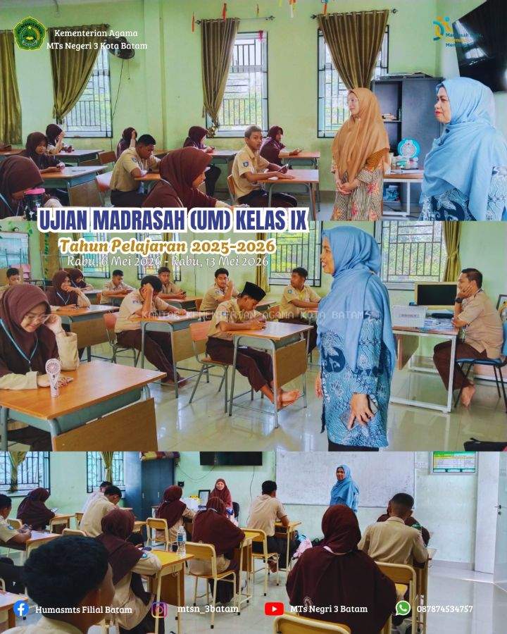 Ernawati, M.Pd Lakukan Monitoring Langsung Pelaksanaan Ujian Madrasah Berbasis Digital