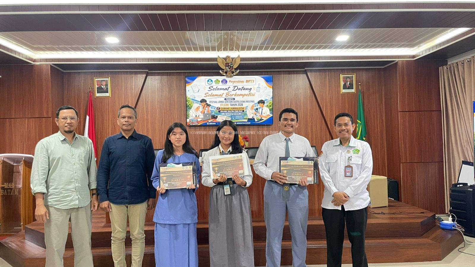 MAN 1 Kota Batam Sukses Jadi Tuan Rumah Kegiatan Lomba Cabang Jurnalistik FLS3N 2026