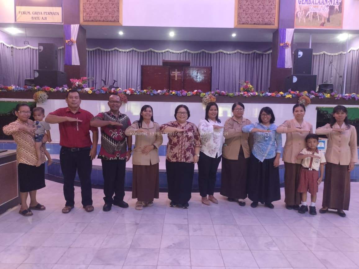Kemenag Batam Sambangi GBI Jemaat Batu Aji, Perkuat Pembinaan Gereja dan Pelayanan Umat
