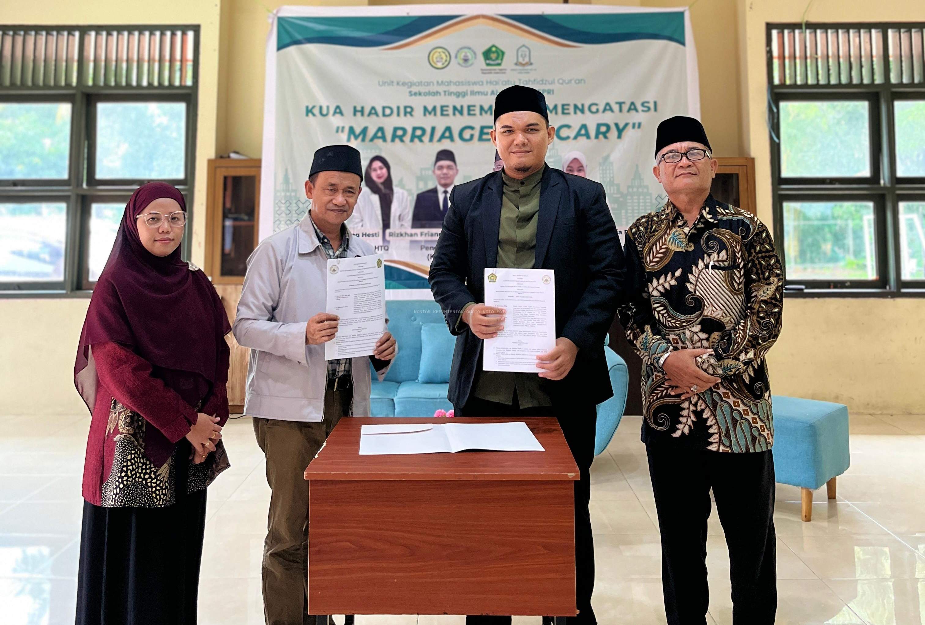 Atasi Fenomena ‘Marriage is Scary’, KUA Sekupang Gandeng STIQ Kepri Gelar Seminar Bimbingan Remaja Usia Nikah