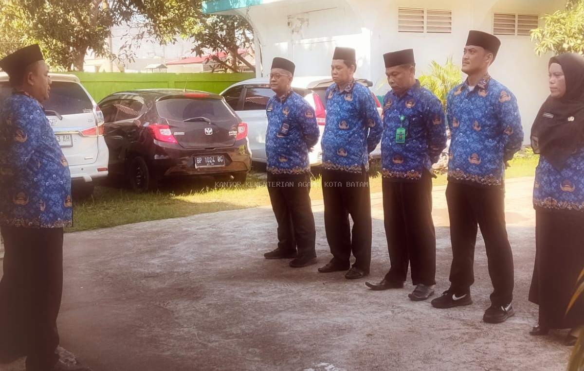 Peringati Harkitnas ke-118, KUA Sungai Beduk Gelar Apel Bersama