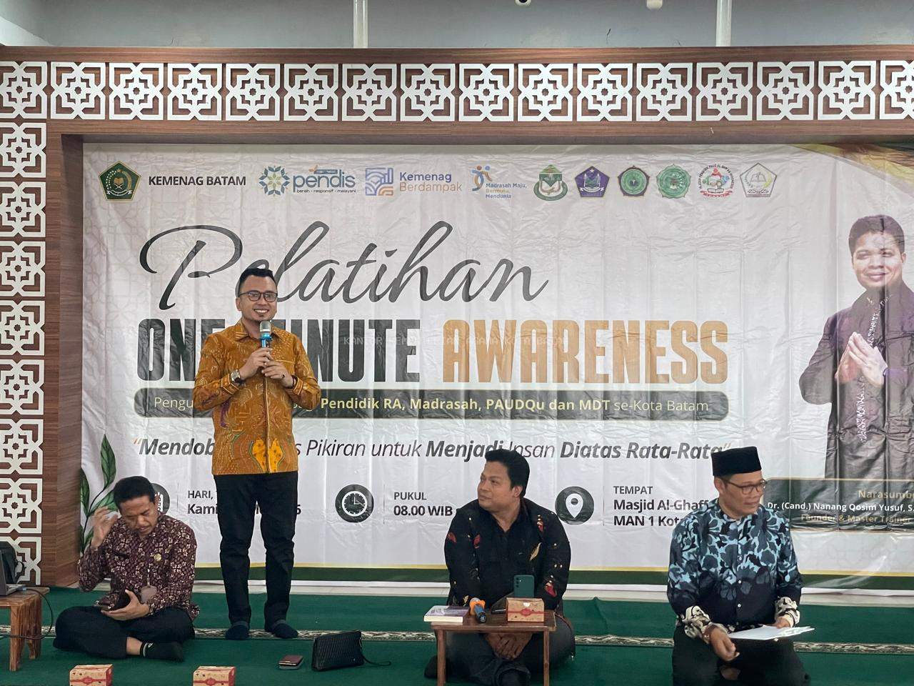 Kemenag Kota Batam Perkuat Skill dan Integritas SDM Guru Madrasah, PAUDQu dan MDT Se-Kota Batam