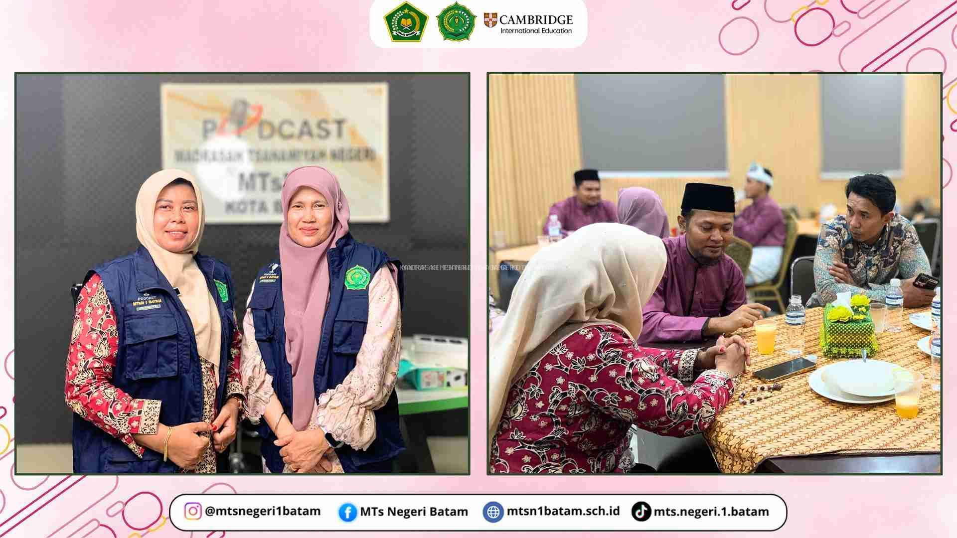Tingkatkan Mutu Pendidikan, MTsN Tanjungpinang Lakukan Studi Tiru ke MTsN 1 Batam