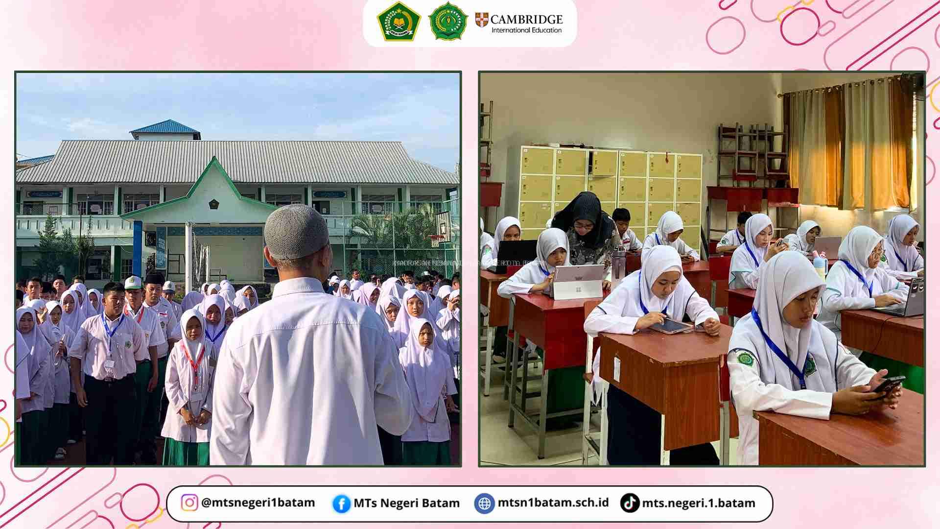 Disiplin dan Jujur, MTsN 1 Batam Melaksanakan Asesmen Sumatif Akhir Tahun (ASAT) 2025/2026 Kelas VII dan VIII