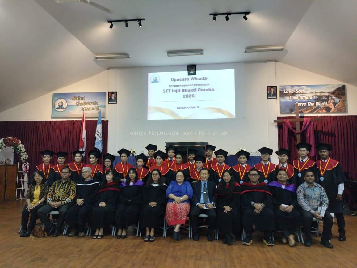 Kemenag Batam Hadiri Wisuda ke-X STT Injil Bhakti Caraka Batam