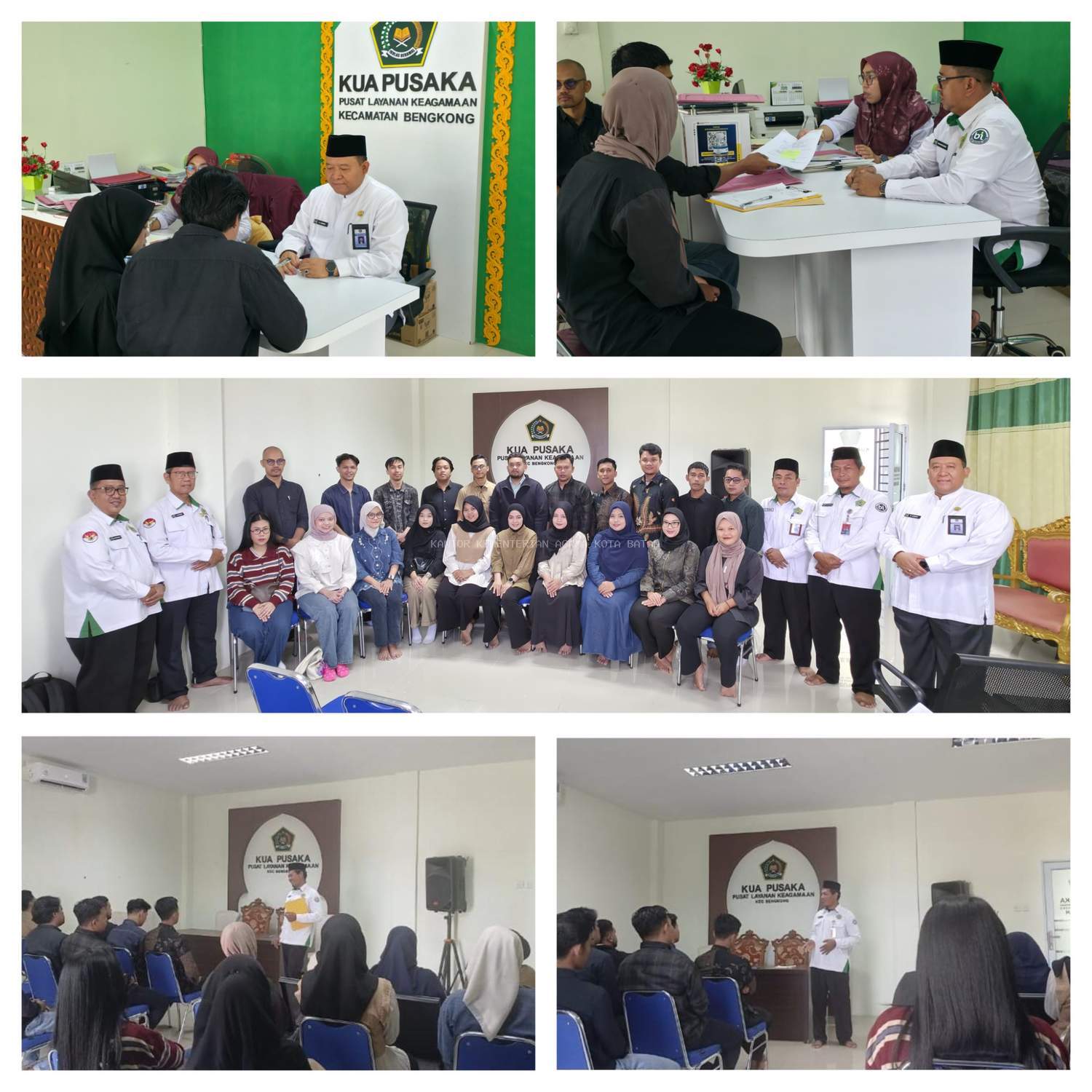 Dari Tepuk Sakinah hingga Rumus 3M, KUA Bengkong Bekali 11 Pasang Calon Pengantin