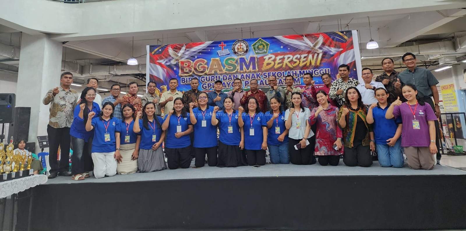 BGASM BERSENI, Kolaborasi Penyuluh Agama Kristen Kemenag Kota Batam dan BGASM GPI Rayon Pulau Batam Meriahkan Hari Lahir Pancasila